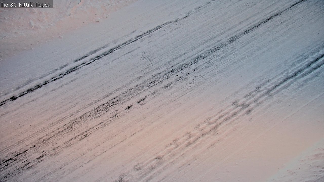 Weather Camera Image Road 80 Kittilä, Tepsa, Kittilä, Lappi