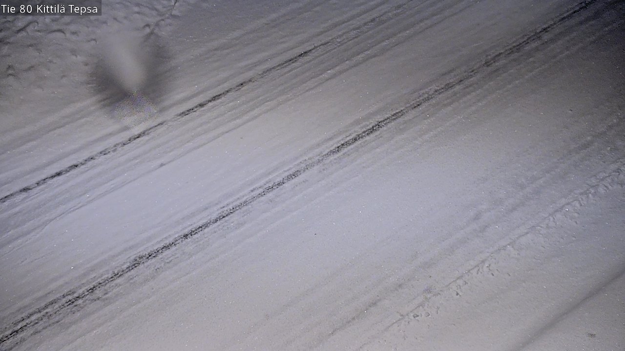 Weather Camera Image Väg 80 Kittilä, Tepsa, Kittilä, Lappi