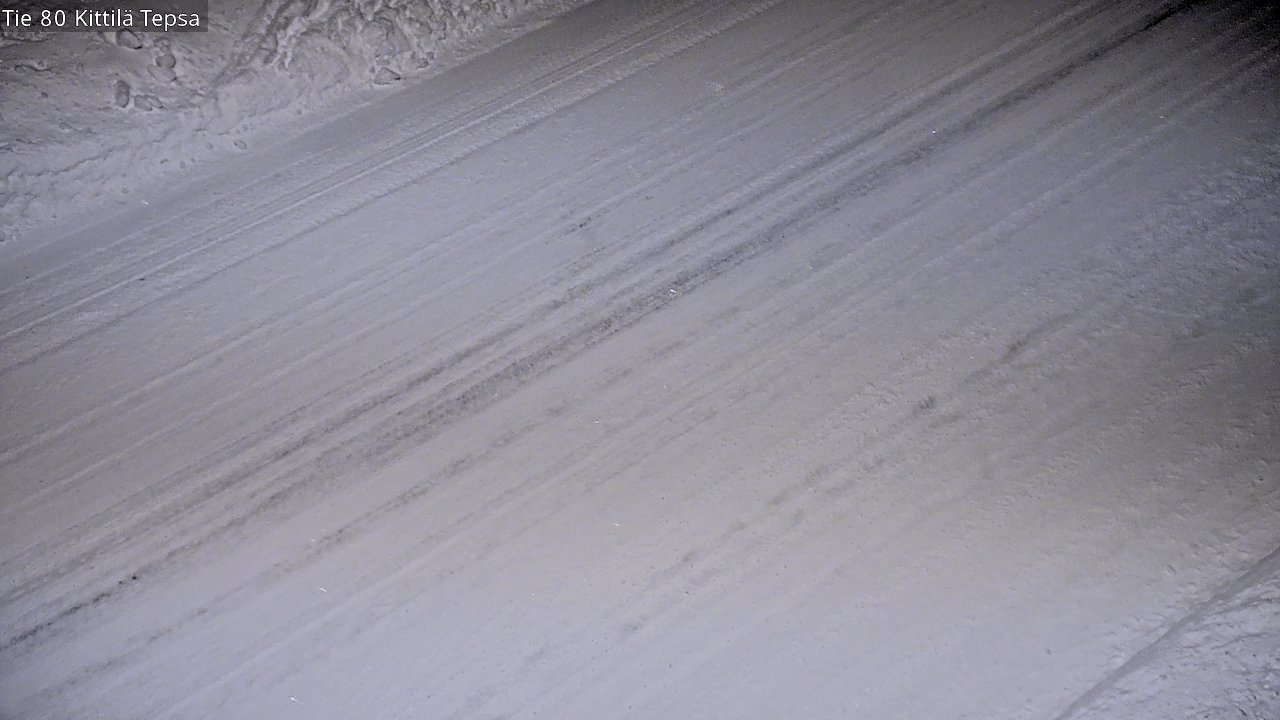 Weather Camera Image Väg 80 Kittilä, Tepsa, Kittilä, Lappi
