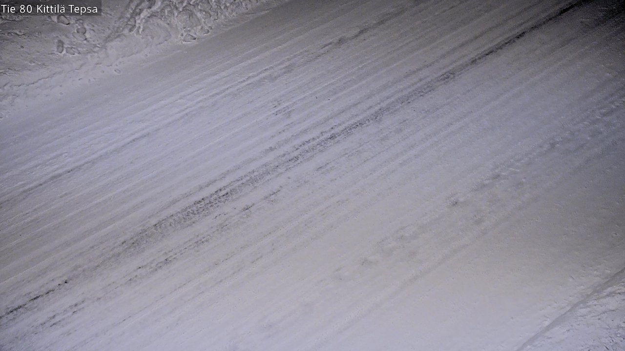 Weather Camera Image Väg 80 Kittilä, Tepsa, Kittilä, Lappi