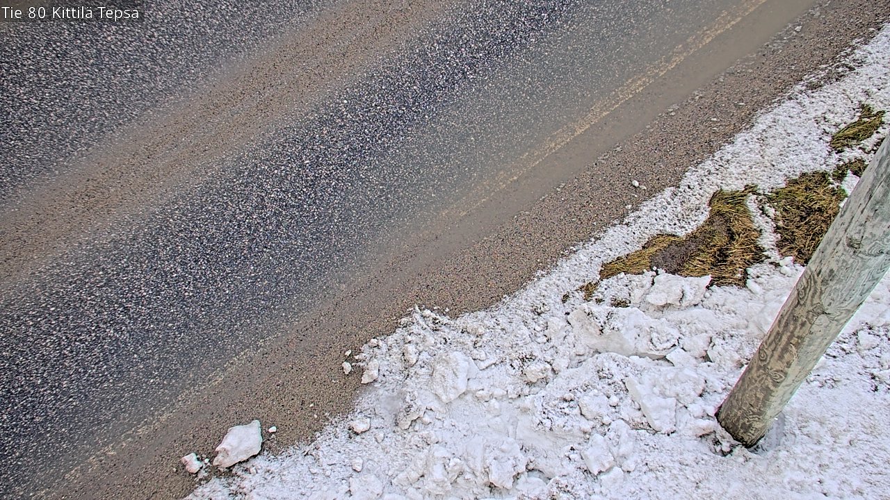 Weather Camera Image Road 80 Kittilä, Tepsa, Kittilä, Lappi