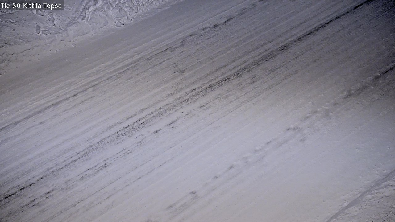 Weather Camera Image Väg 80 Kittilä, Tepsa, Kittilä, Lappi