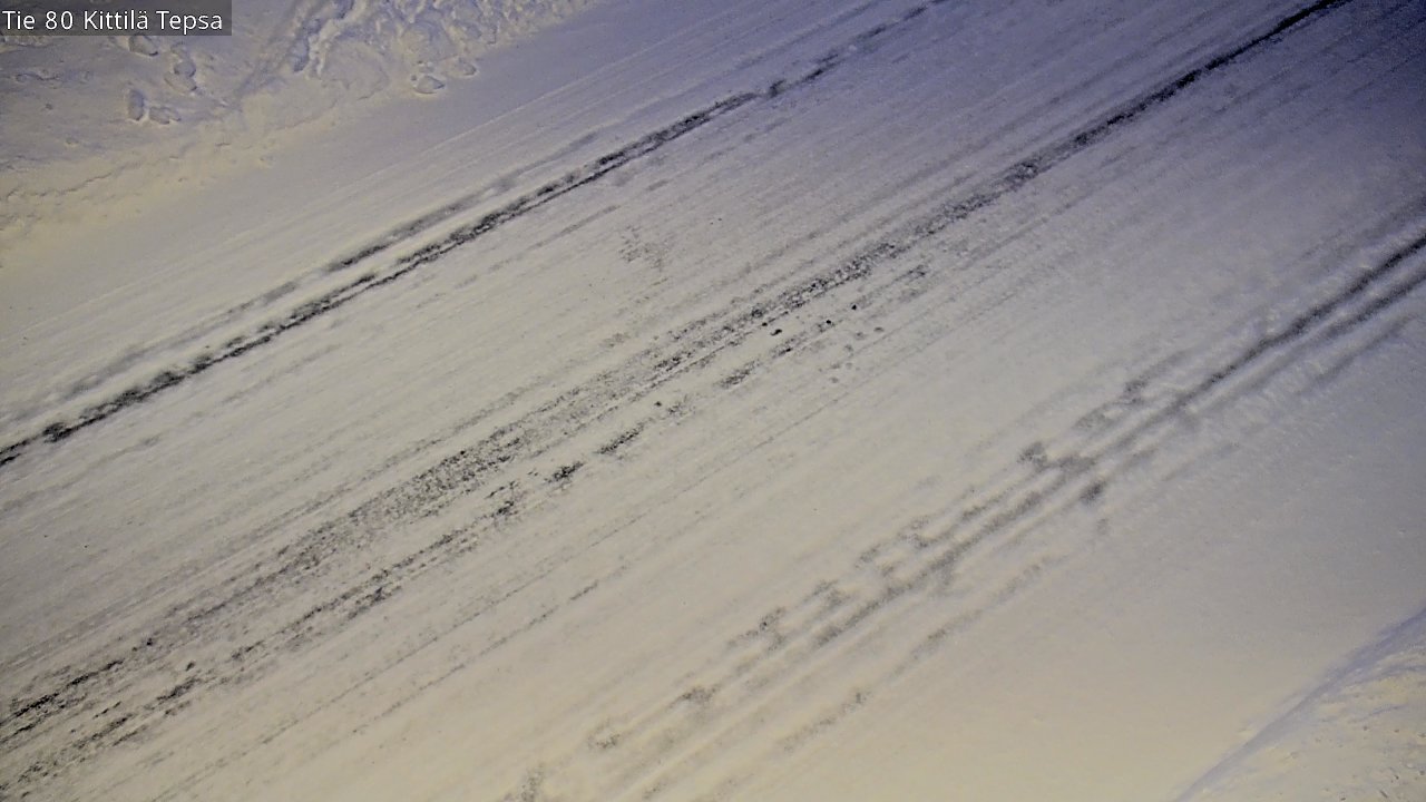 Weather Camera Image Road 80 Kittilä, Tepsa, Kittilä, Lappi