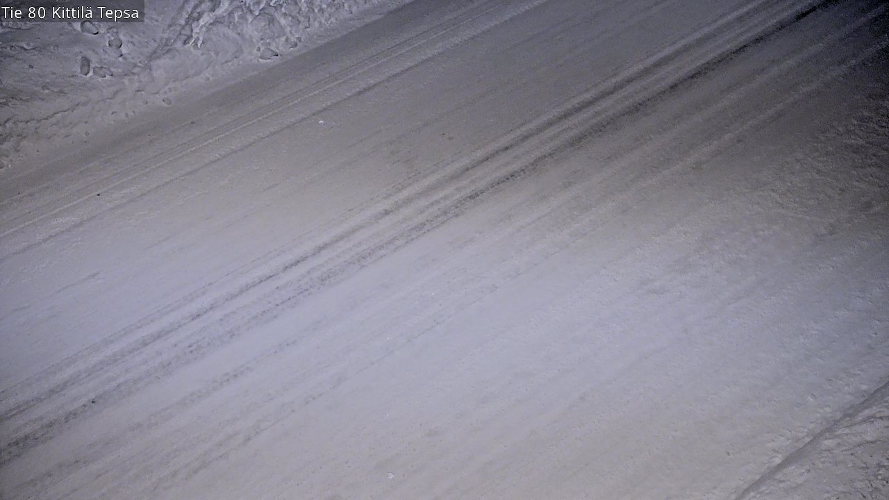 Weather Camera Image Väg 80 Kittilä, Tepsa, Kittilä, Lappi