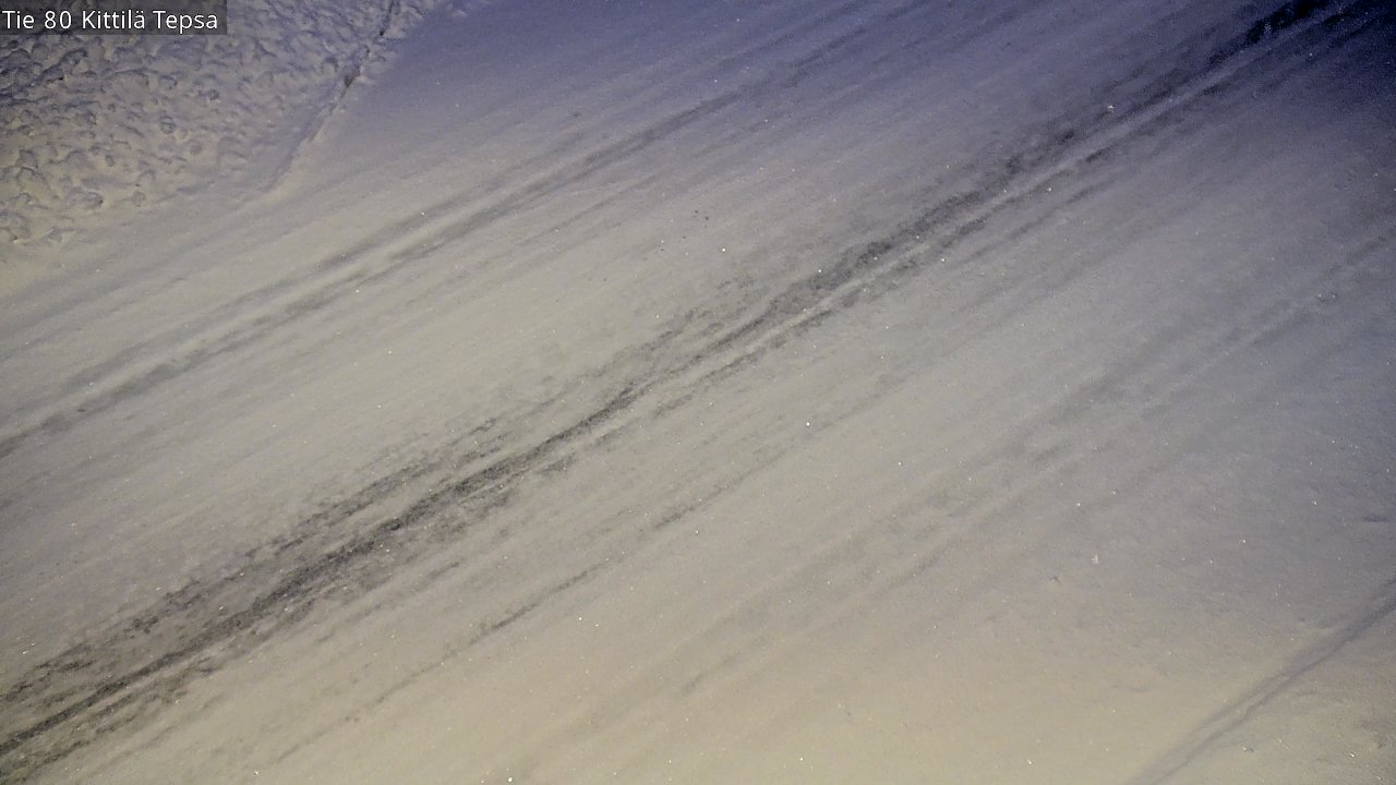 Weather Camera Image Väg 80 Kittilä, Tepsa, Kittilä, Lappi