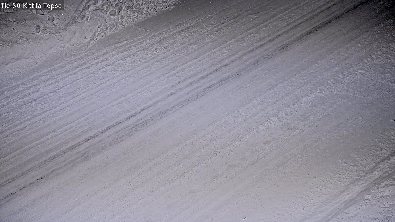 Weather Camera Image Väg 80 Kittilä, Tepsa, Kittilä, Lappi