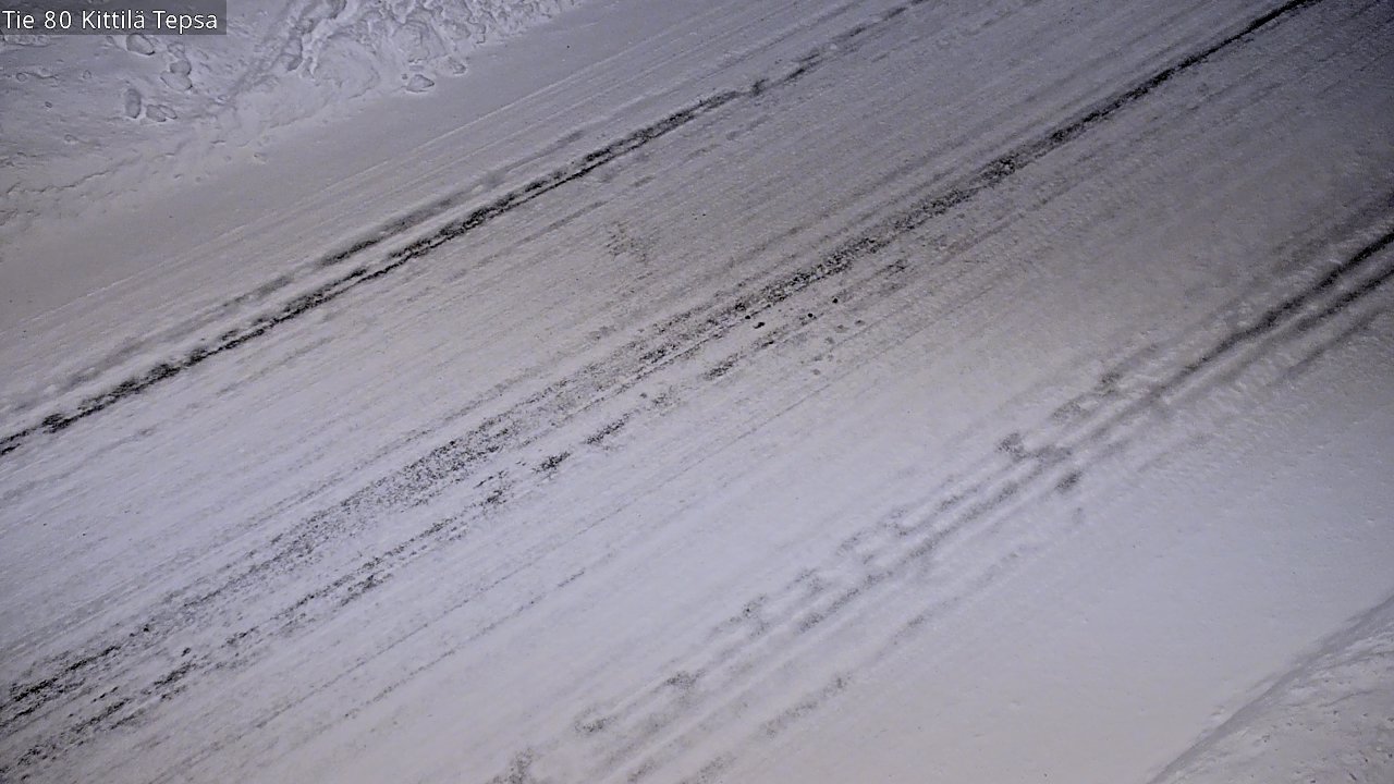 Weather Camera Image Road 80 Kittilä, Tepsa, Kittilä, Lappi