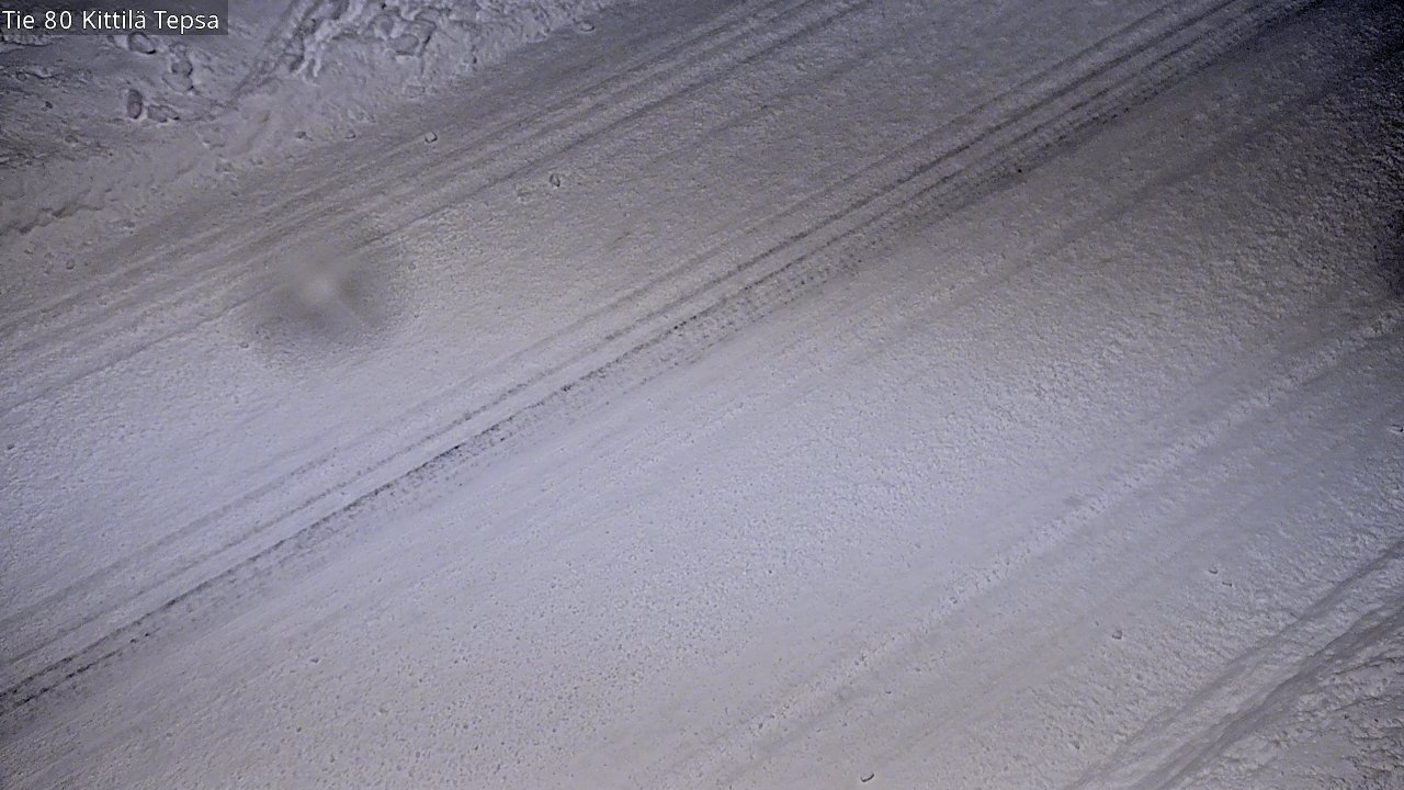 Weather Camera Image Väg 80 Kittilä, Tepsa, Kittilä, Lappi