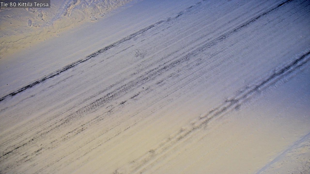 Weather Camera Image Väg 80 Kittilä, Tepsa, Kittilä, Lappi