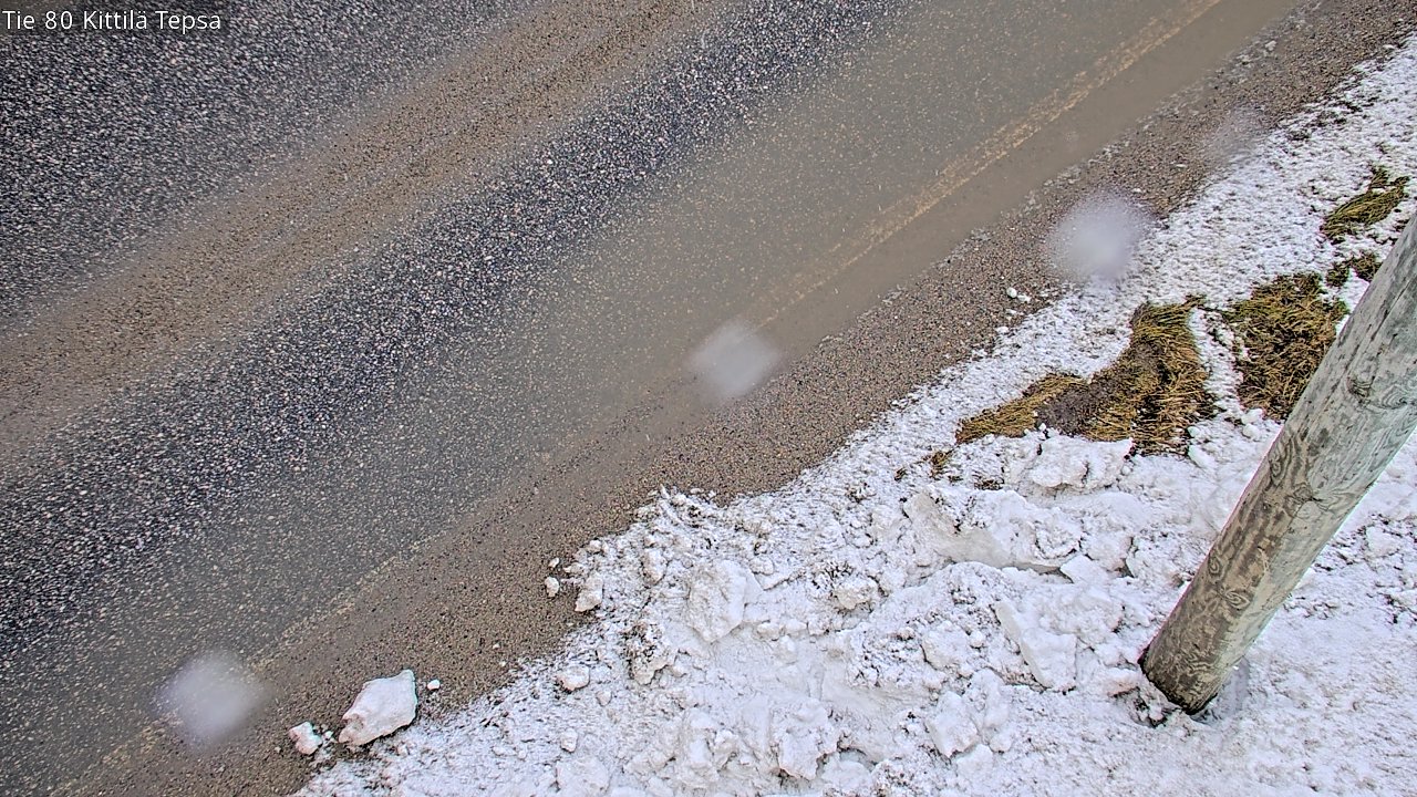 Weather Camera Image Road 80 Kittilä, Tepsa, Kittilä, Lappi