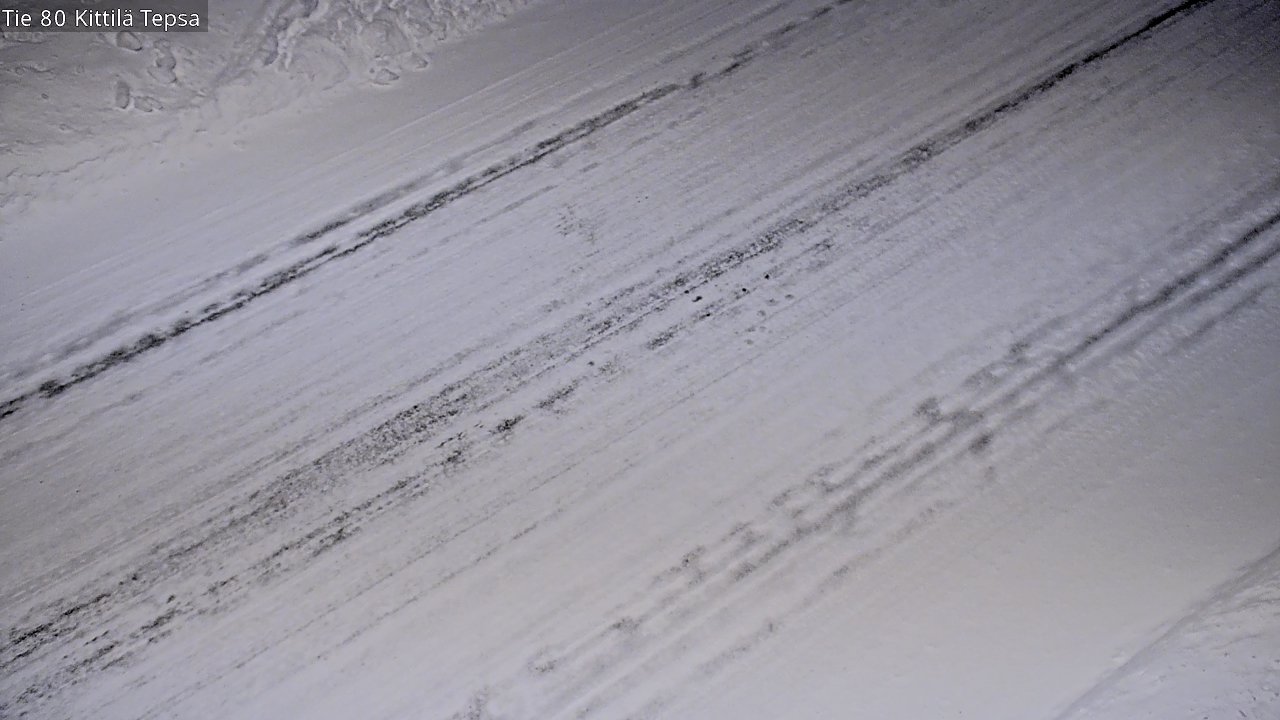 Weather Camera Image Road 80 Kittilä, Tepsa, Kittilä, Lappi