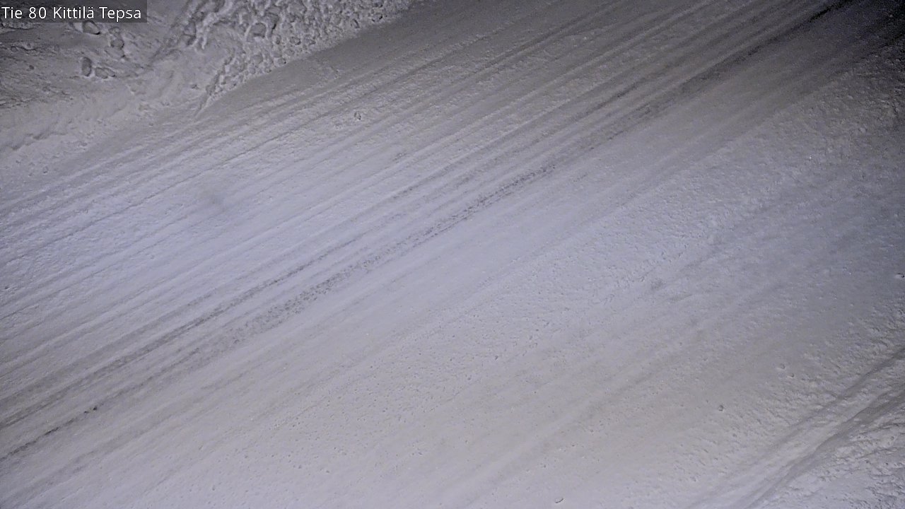 Weather Camera Image Väg 80 Kittilä, Tepsa, Kittilä, Lappi
