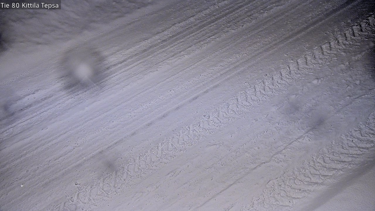 Weather Camera Image Väg 80 Kittilä, Tepsa, Kittilä, Lappi