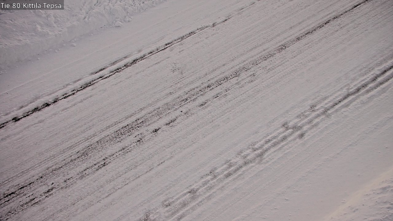 Weather Camera Image Väg 80 Kittilä, Tepsa, Kittilä, Lappi