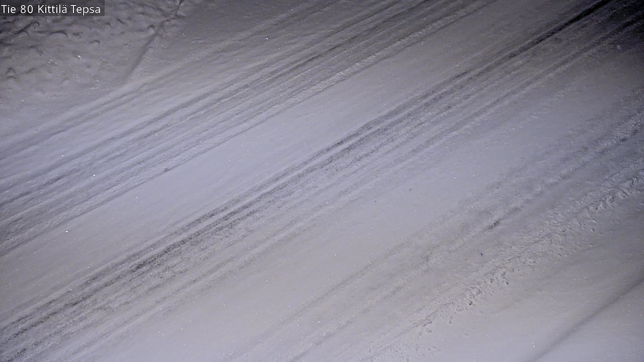 Weather Camera Image Väg 80 Kittilä, Tepsa, Kittilä, Lappi