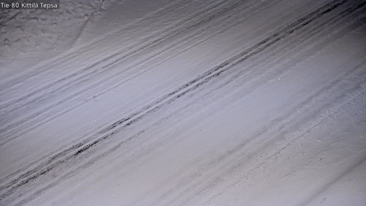 Weather Camera Image Väg 80 Kittilä, Tepsa, Kittilä, Lappi