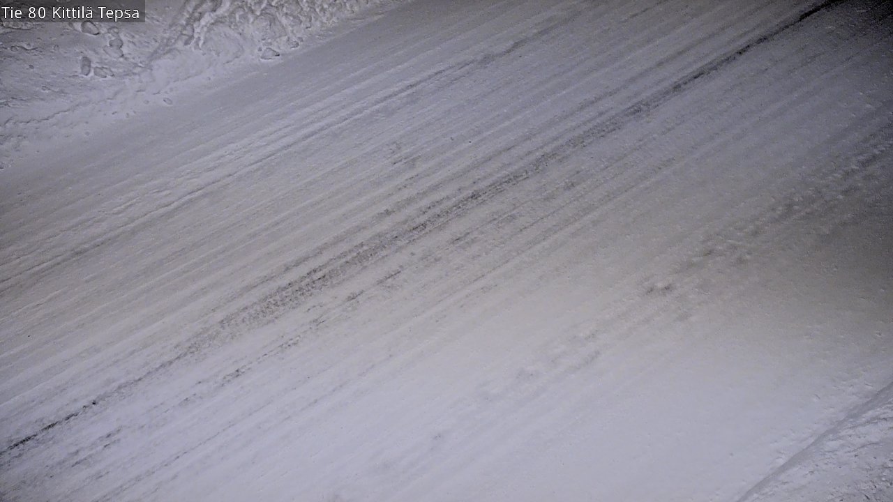 Weather Camera Image Väg 80 Kittilä, Tepsa, Kittilä, Lappi