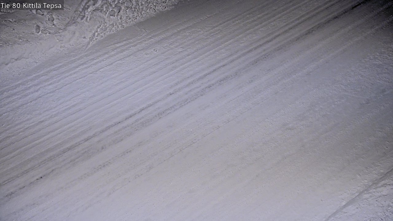 Weather Camera Image Väg 80 Kittilä, Tepsa, Kittilä, Lappi