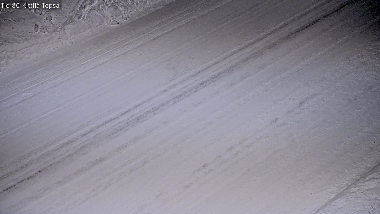 Weather Camera Image Väg 80 Kittilä, Tepsa, Kittilä, Lappi