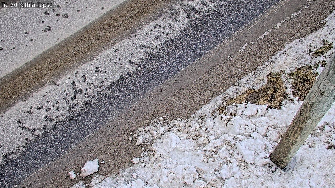 Weather Camera Image Väg 80 Kittilä, Tepsa, Kittilä, Lappi