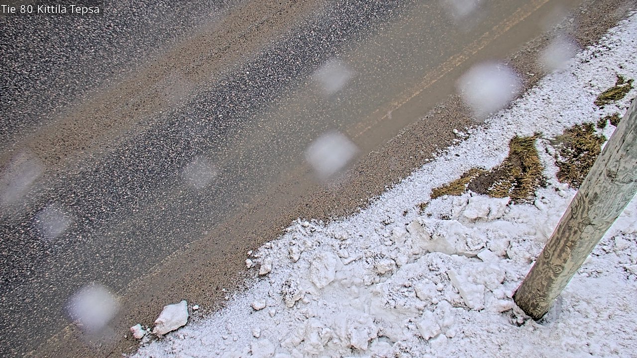Weather Camera Image Road 80 Kittilä, Tepsa, Kittilä, Lappi