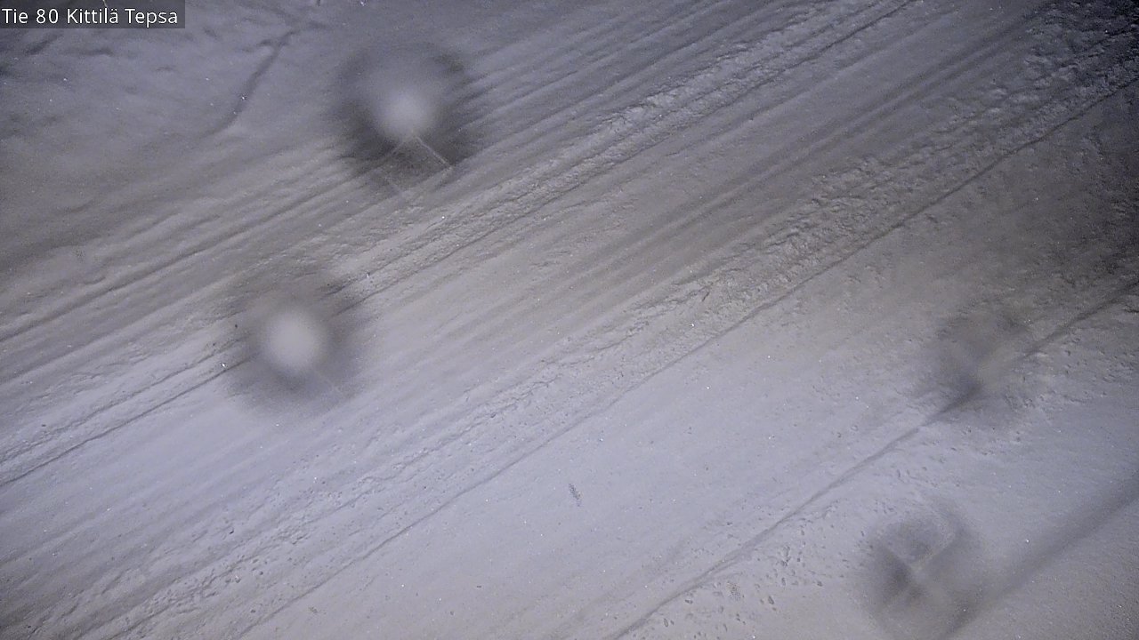 Weather Camera Image Väg 80 Kittilä, Tepsa, Kittilä, Lappi