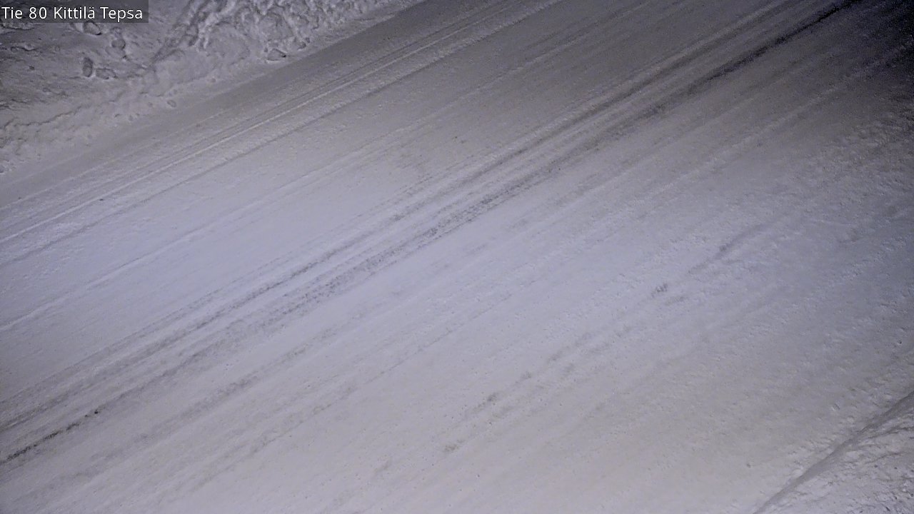 Weather Camera Image Väg 80 Kittilä, Tepsa, Kittilä, Lappi