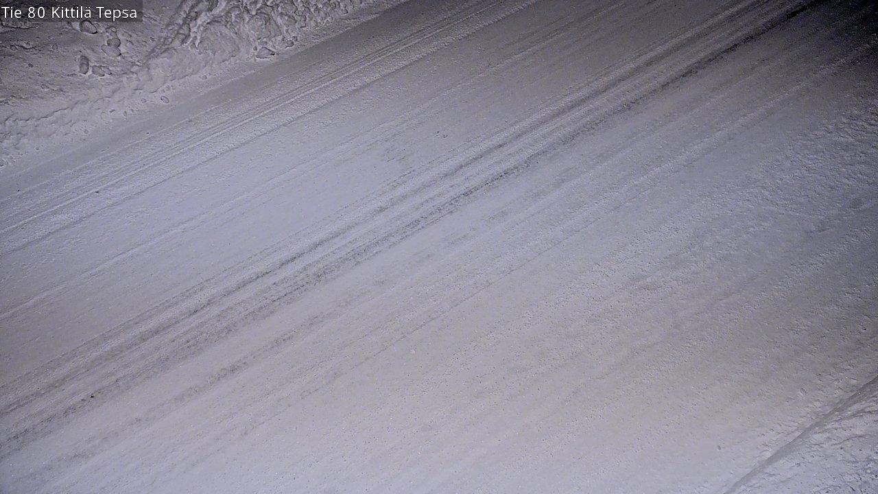 Weather Camera Image Väg 80 Kittilä, Tepsa, Kittilä, Lappi