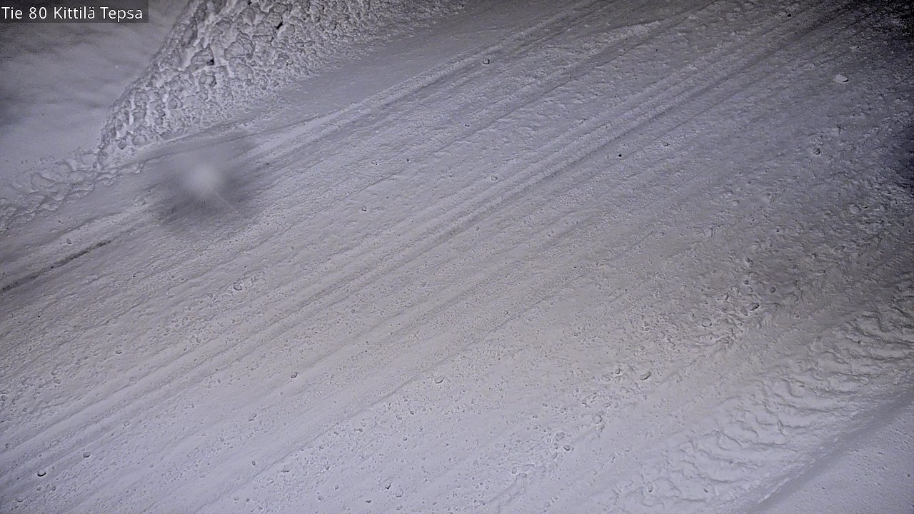 Weather Camera Image Väg 80 Kittilä, Tepsa, Kittilä, Lappi