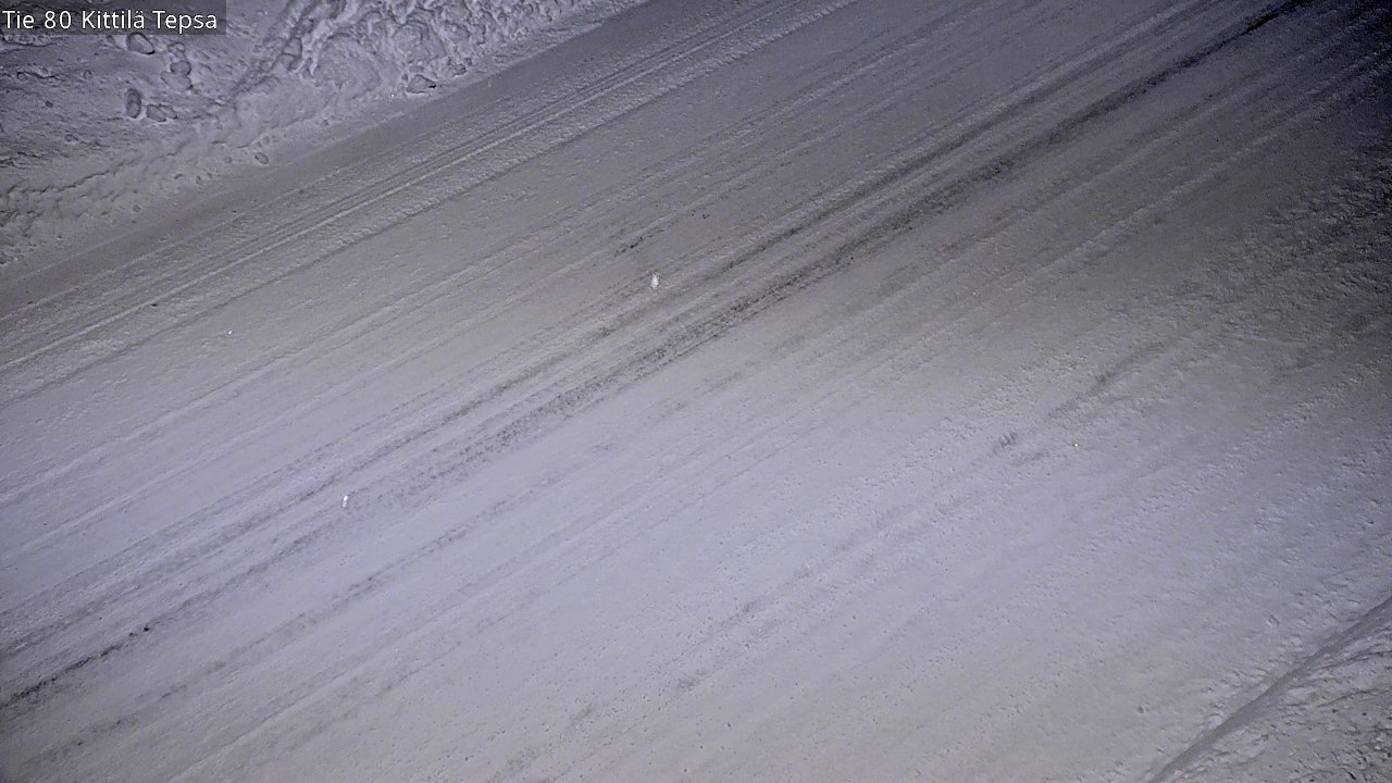 Weather Camera Image Väg 80 Kittilä, Tepsa, Kittilä, Lappi
