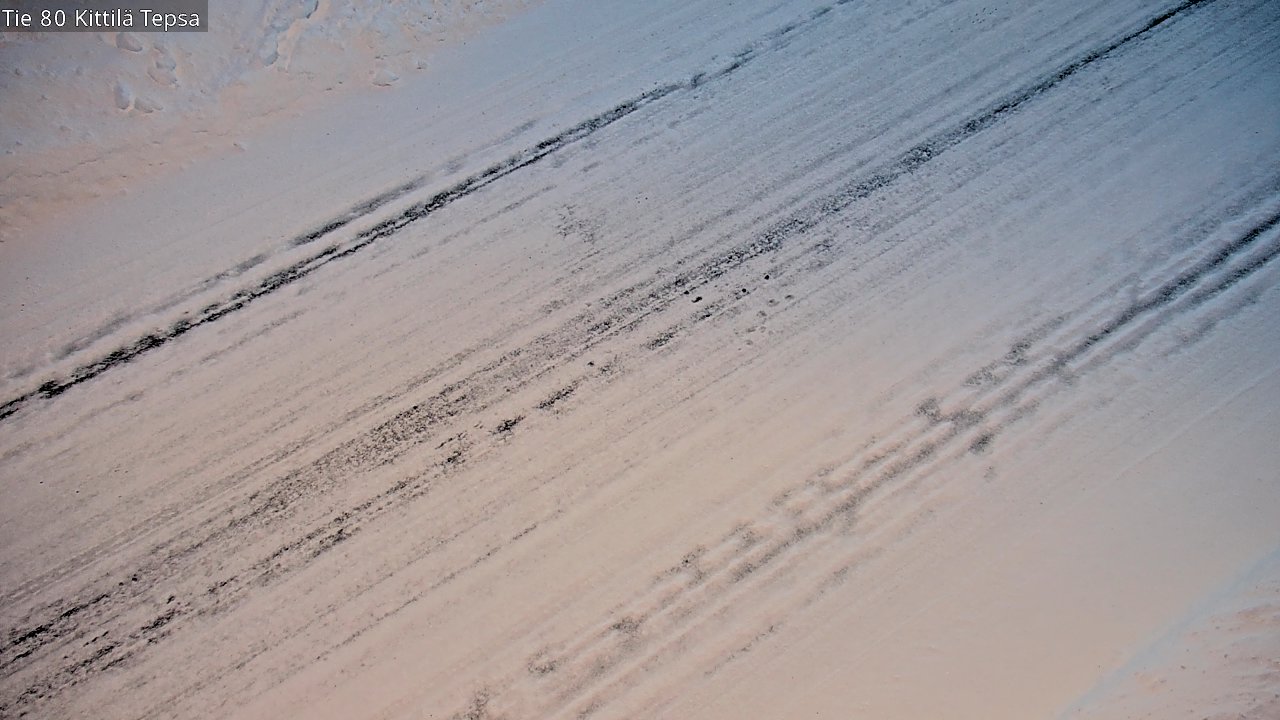 Weather Camera Image Road 80 Kittilä, Tepsa, Kittilä, Lappi