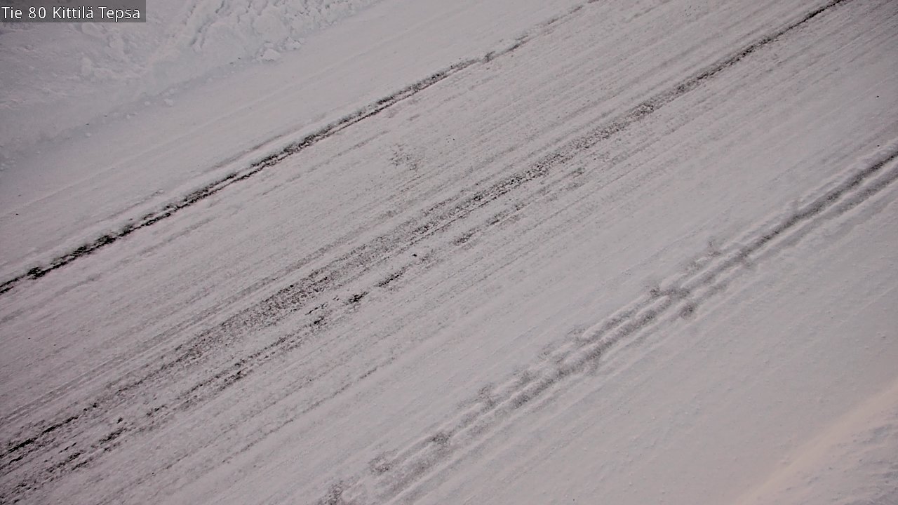 Weather Camera Image Väg 80 Kittilä, Tepsa, Kittilä, Lappi