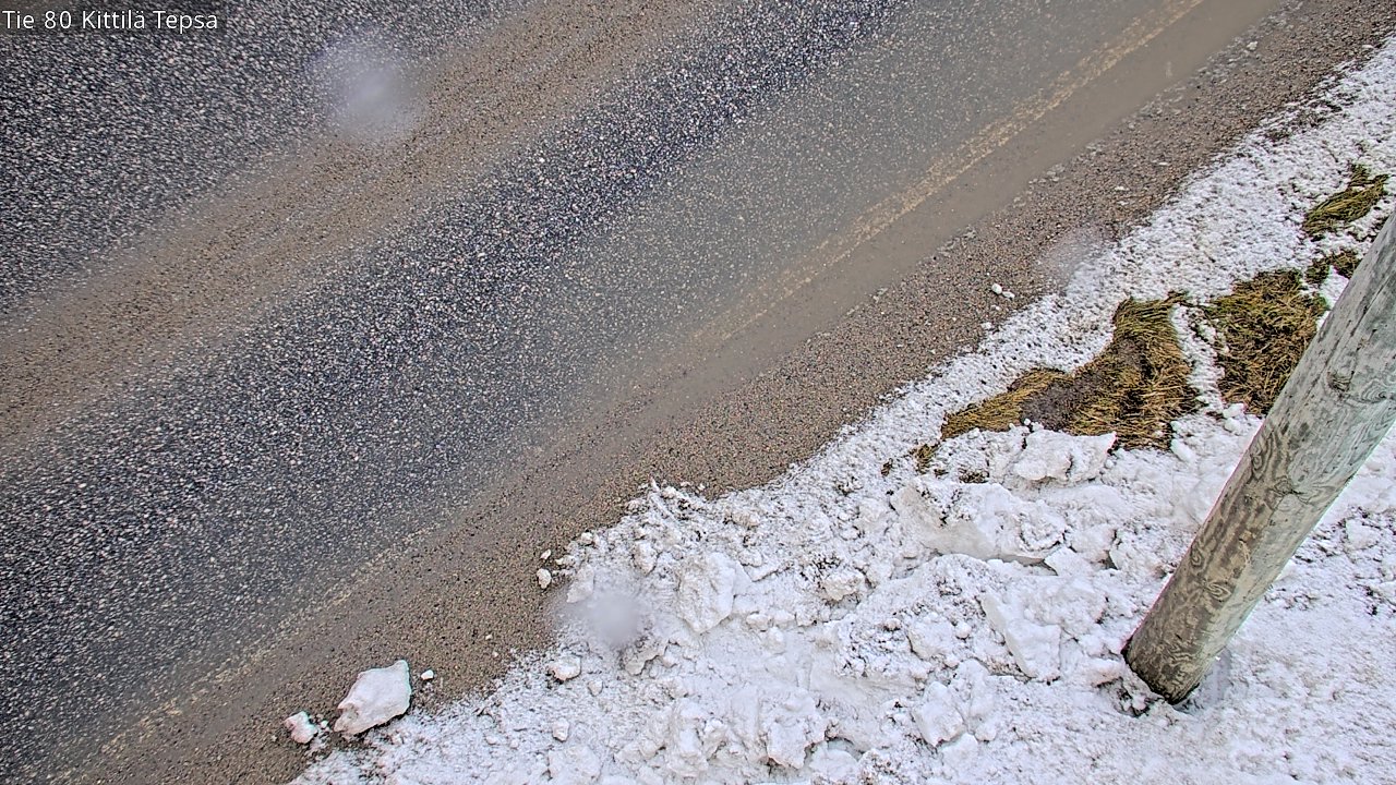 Weather Camera Image Road 80 Kittilä, Tepsa, Kittilä, Lappi