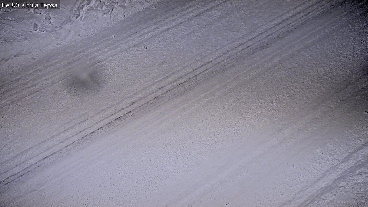 Weather Camera Image Väg 80 Kittilä, Tepsa, Kittilä, Lappi