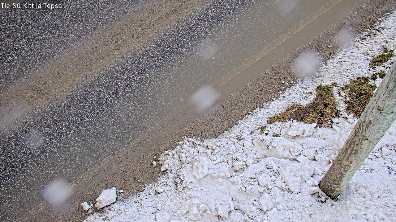 Weather Camera Image Road 80 Kittilä, Tepsa, Kittilä, Lappi