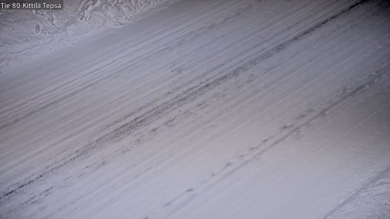 Weather Camera Image Väg 80 Kittilä, Tepsa, Kittilä, Lappi