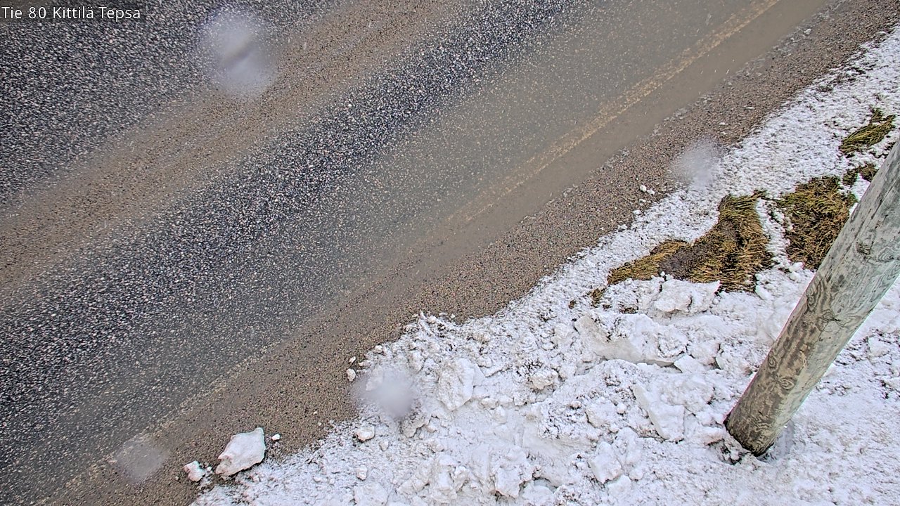Weather Camera Image Road 80 Kittilä, Tepsa, Kittilä, Lappi