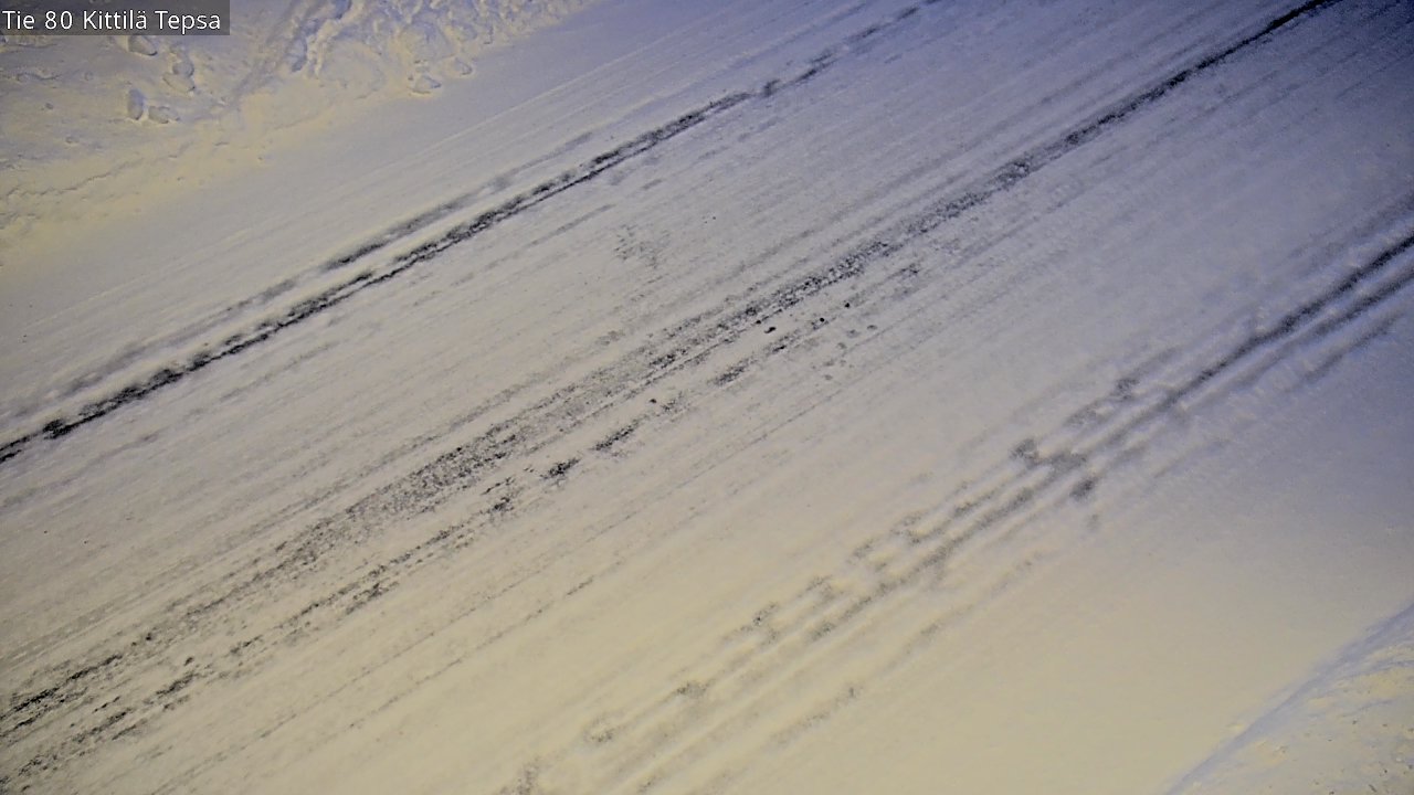 Weather Camera Image Road 80 Kittilä, Tepsa, Kittilä, Lappi
