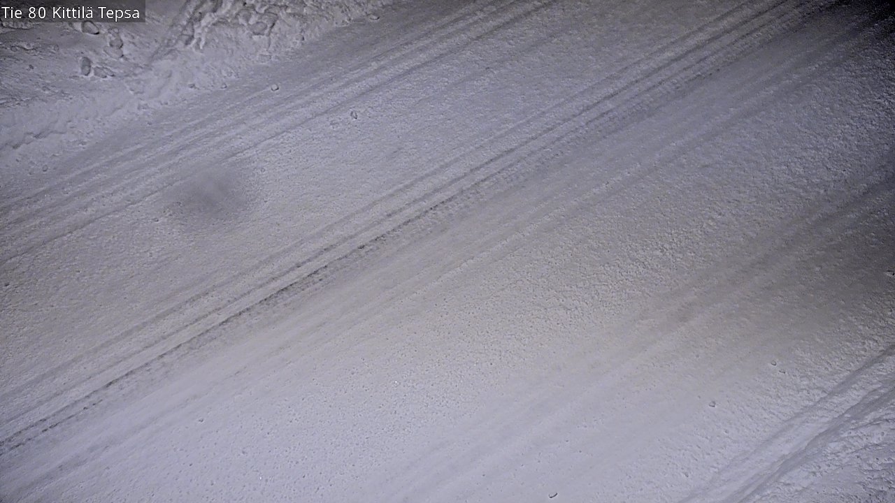 Weather Camera Image Väg 80 Kittilä, Tepsa, Kittilä, Lappi