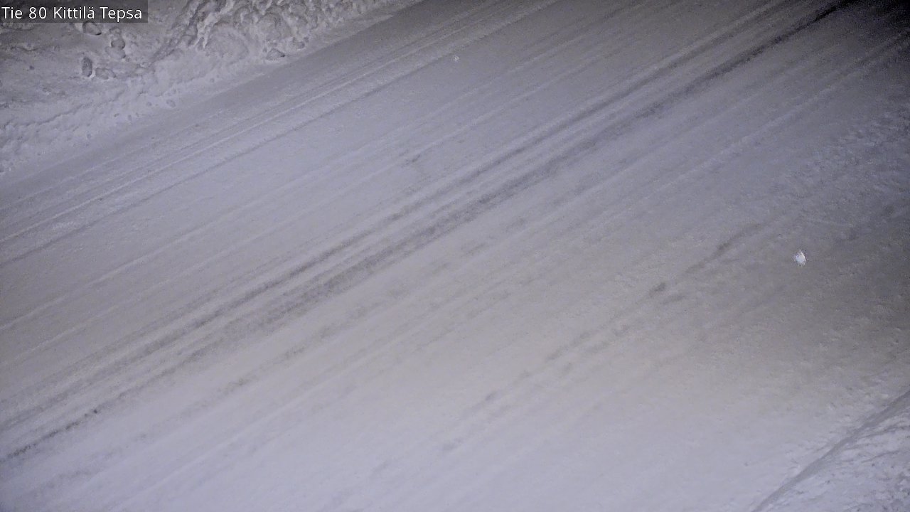 Weather Camera Image Väg 80 Kittilä, Tepsa, Kittilä, Lappi