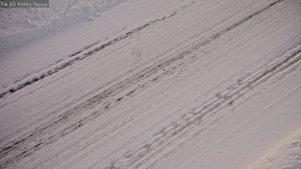 Weather Camera Image Väg 80 Kittilä, Tepsa, Kittilä, Lappi