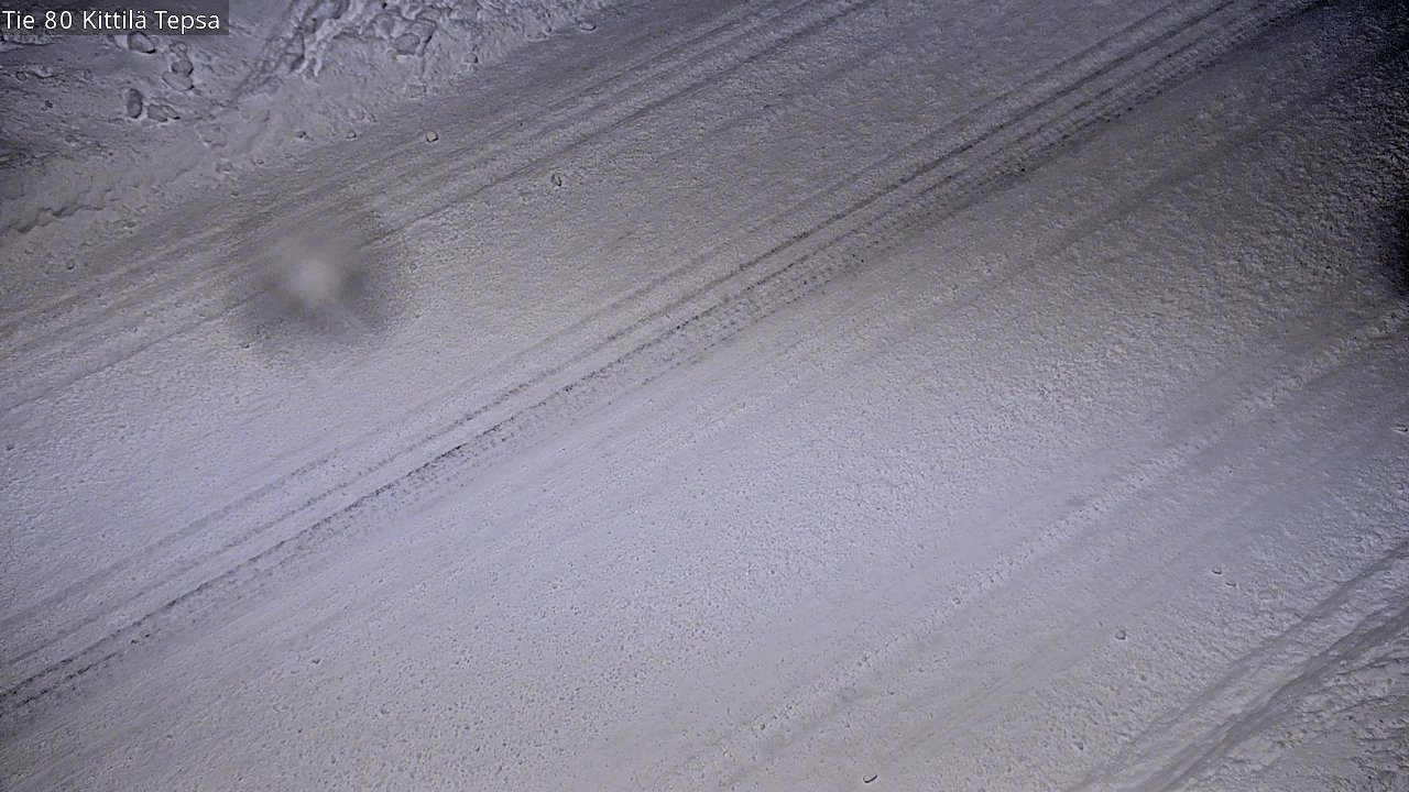 Weather Camera Image Väg 80 Kittilä, Tepsa, Kittilä, Lappi