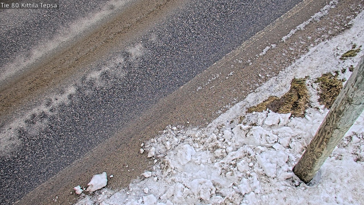 Weather Camera Image Väg 80 Kittilä, Tepsa, Kittilä, Lappi