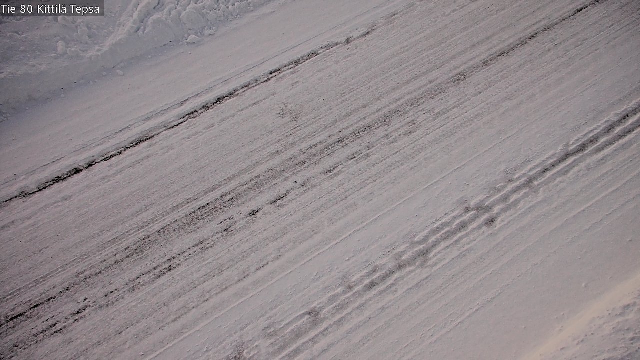 Weather Camera Image Väg 80 Kittilä, Tepsa, Kittilä, Lappi