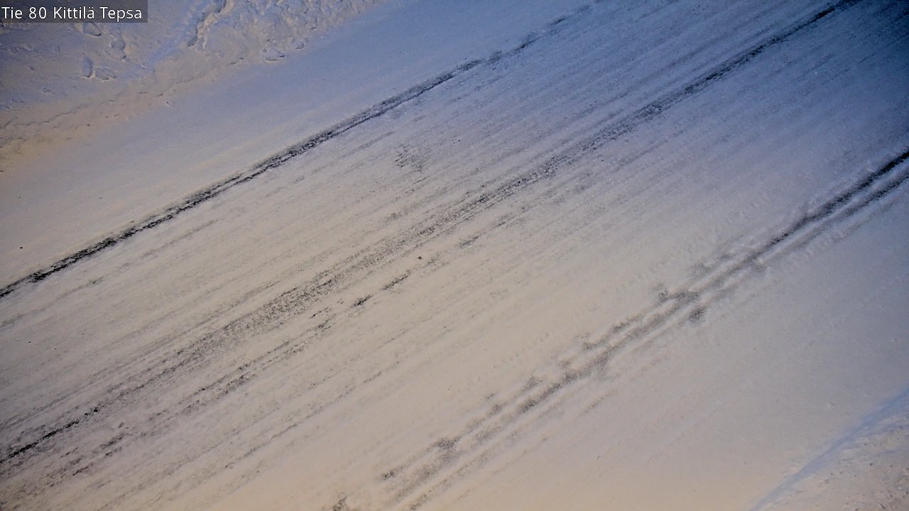 Weather Camera Image Väg 80 Kittilä, Tepsa, Kittilä, Lappi