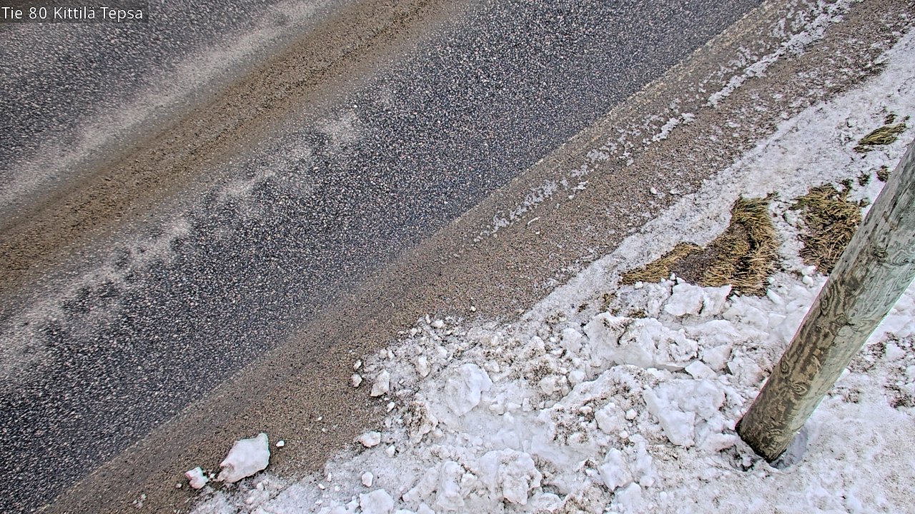 Weather Camera Image Väg 80 Kittilä, Tepsa, Kittilä, Lappi
