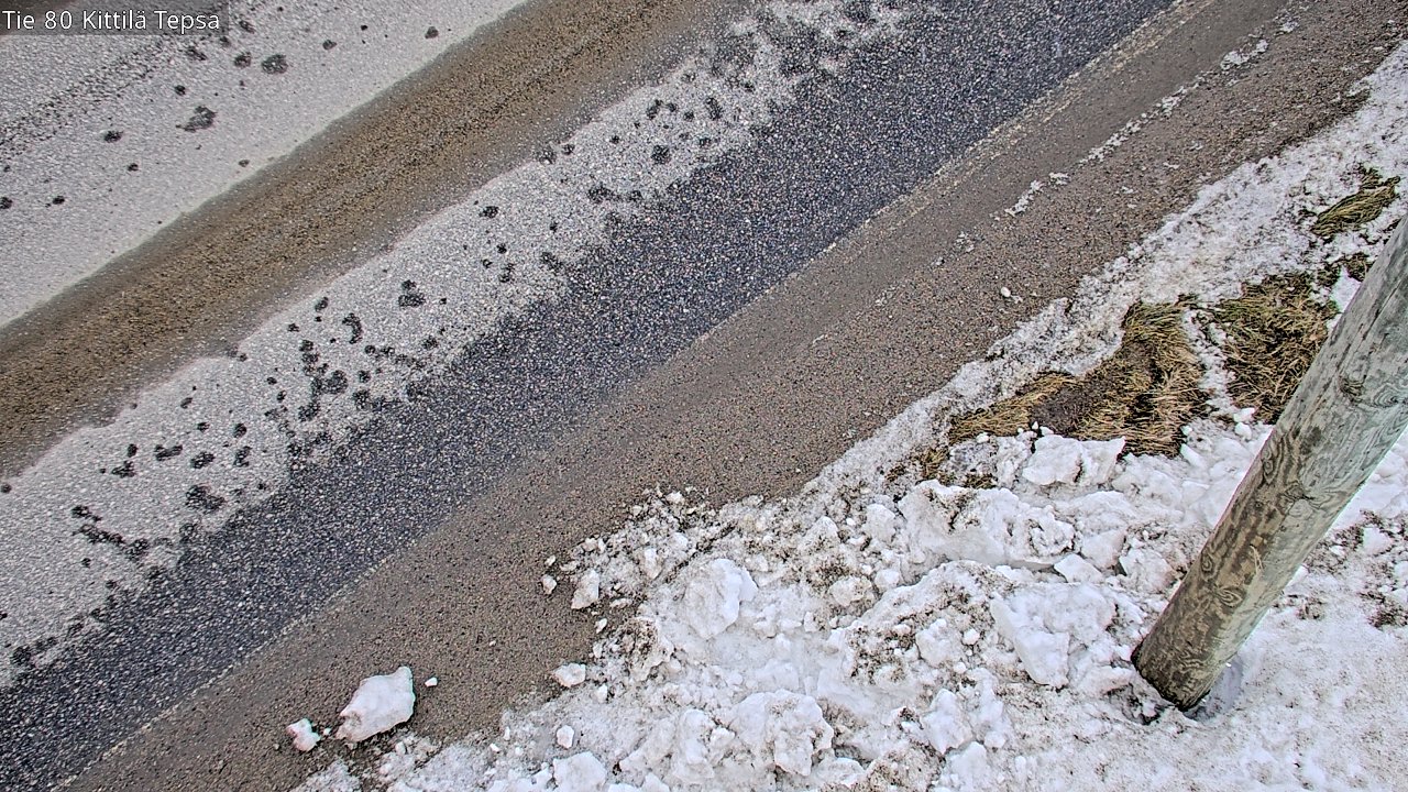 Weather Camera Image Väg 80 Kittilä, Tepsa, Kittilä, Lappi