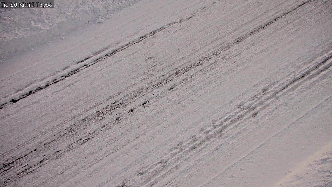 Weather Camera Image Väg 80 Kittilä, Tepsa, Kittilä, Lappi