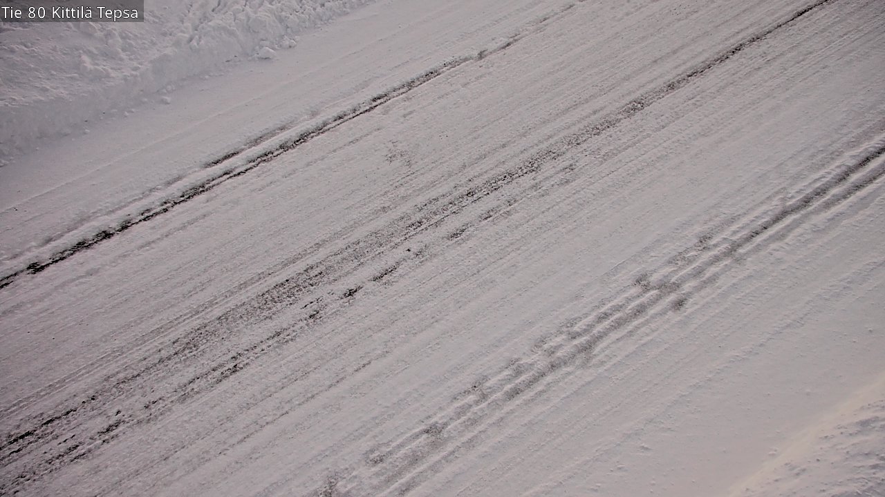 Weather Camera Image Väg 80 Kittilä, Tepsa, Kittilä, Lappi
