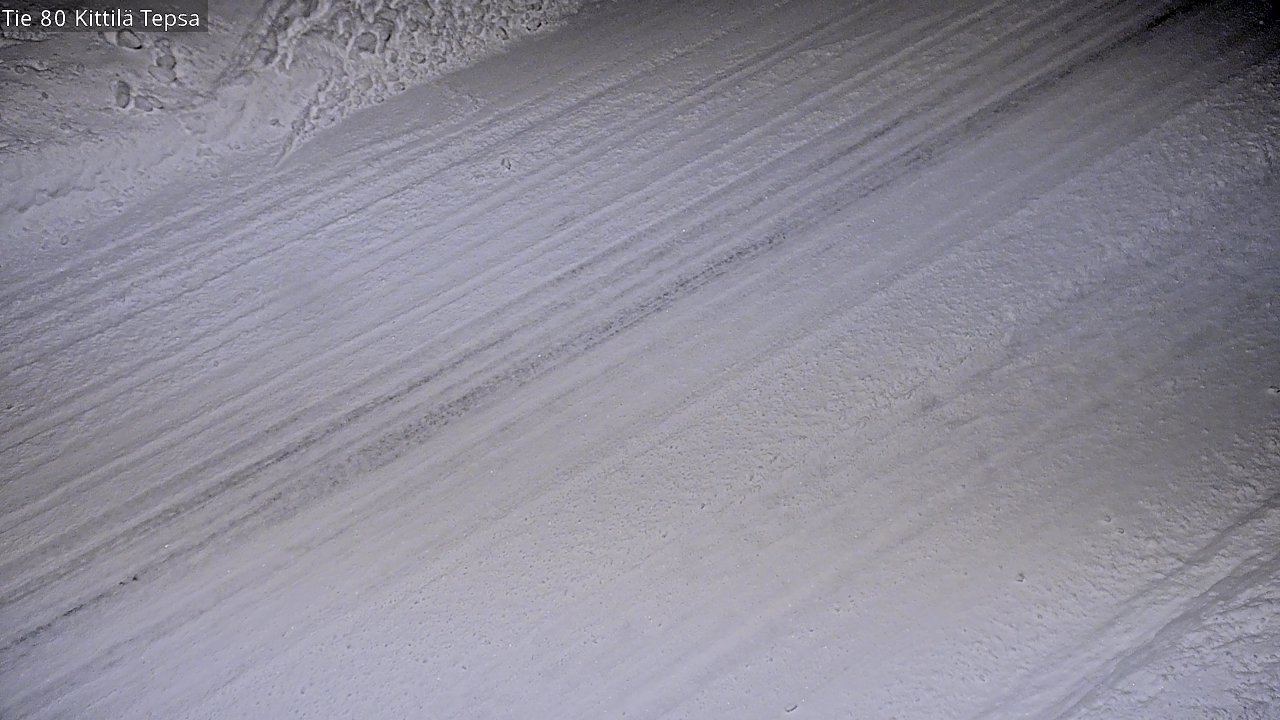 Weather Camera Image Väg 80 Kittilä, Tepsa, Kittilä, Lappi